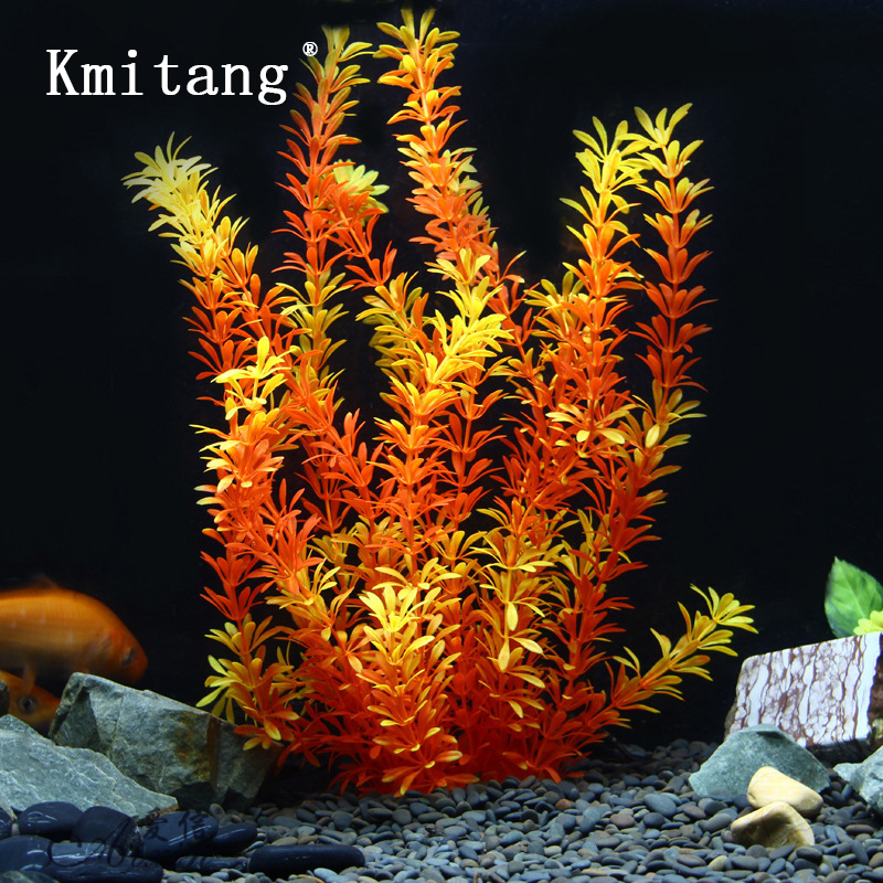Aquarium Plant Ornament - 100cm Tropical Plants Large Artificial Water