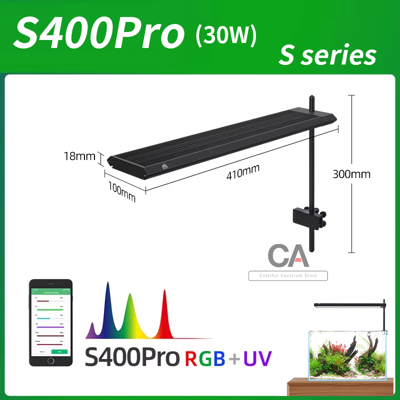 WEEK AQUA S Series RGB+UV Full - Aquarium Plant Grow Light review and price