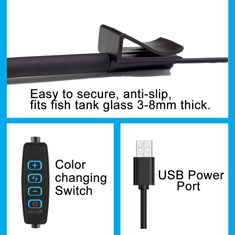 USB Aquarium LED Lamp Fish Tan - Aquarium Plant Grow Light review and price
