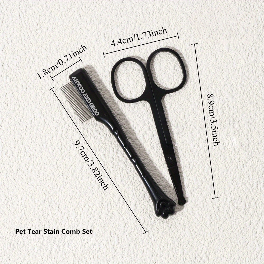 Pet Facial Cleaning Comb Set R - Trimming Scissor Set review and price