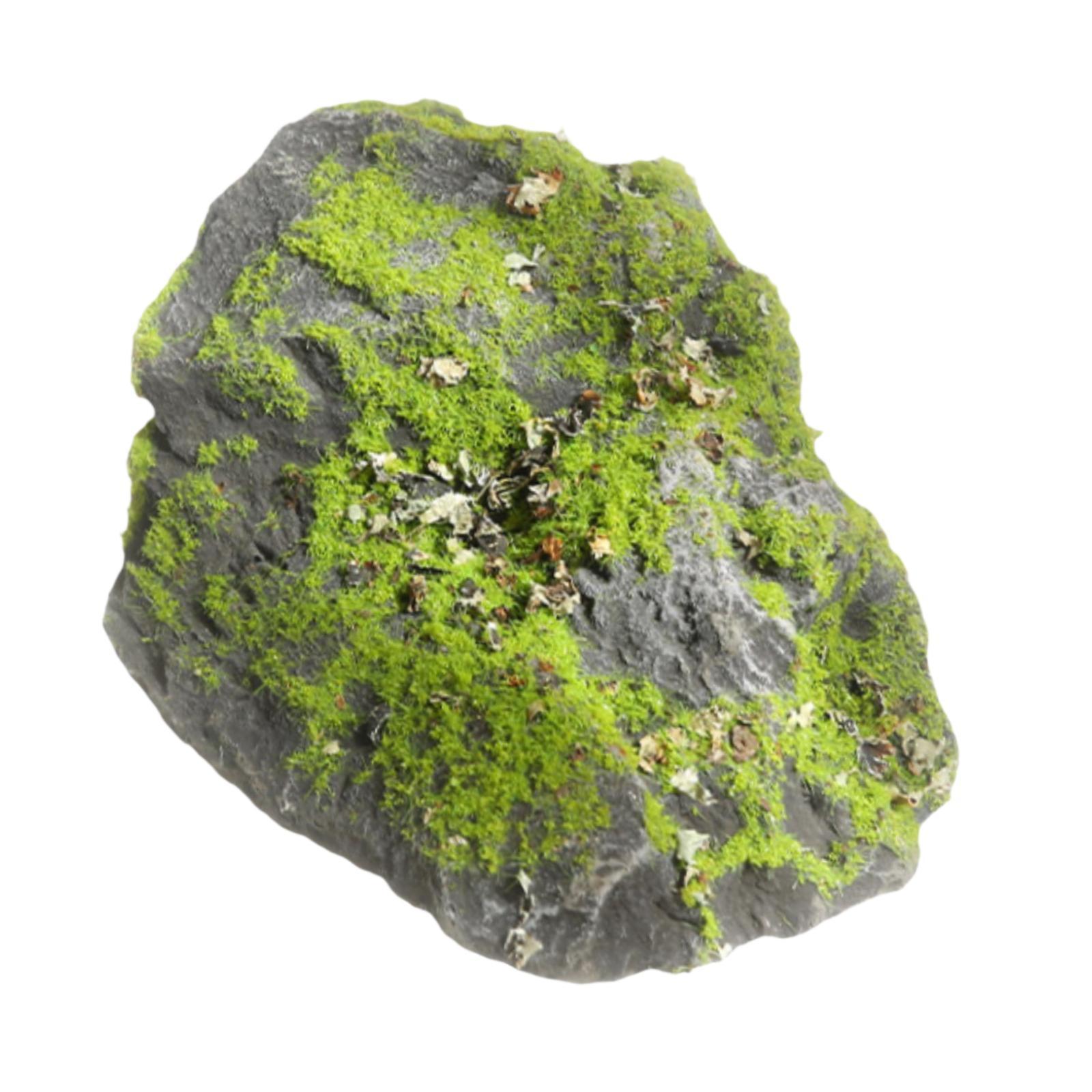 Fake Moss Stone Realistic Gree - Planted Aquarium With Rocks review and price