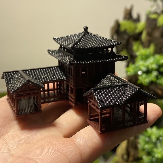 Plastics Chinese Style Ancient - Aquarium Plant Ornament review and price