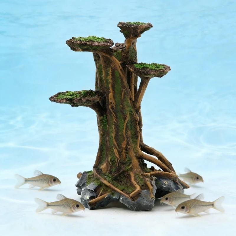 Artificial Moss Tree Driftwood - Aquarium Plant Roots review and price