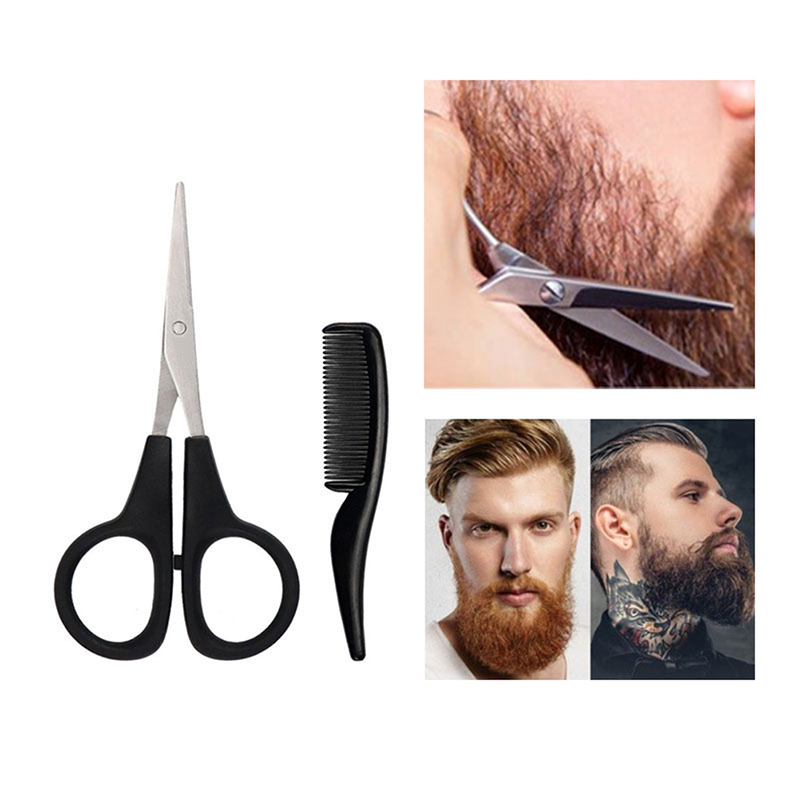 New Mens Beard Mustache Comb N - Trimming Scissor Set review and price