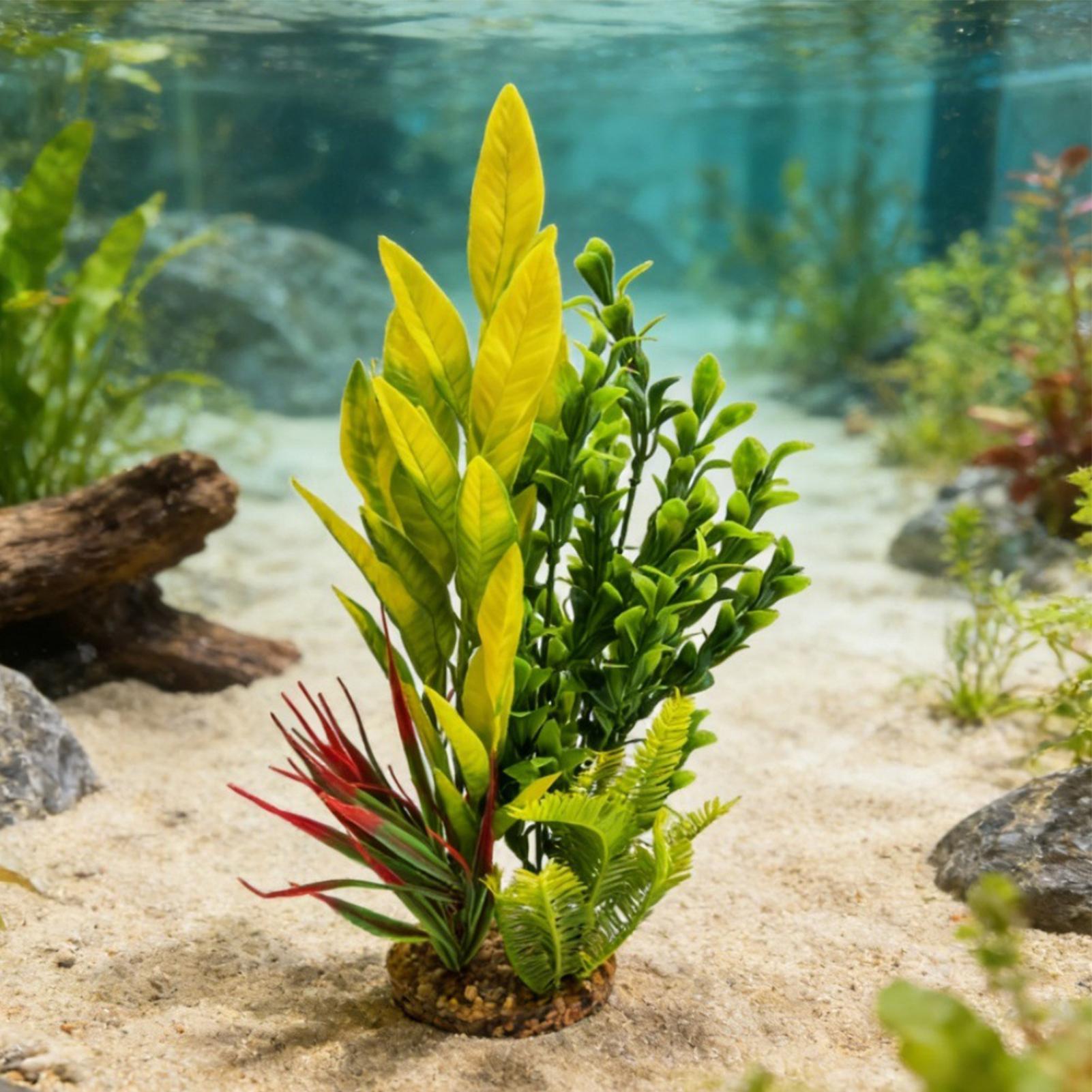 Aquarium Plants Artificial Shr - Planted Aquarium For Beginners review and price
