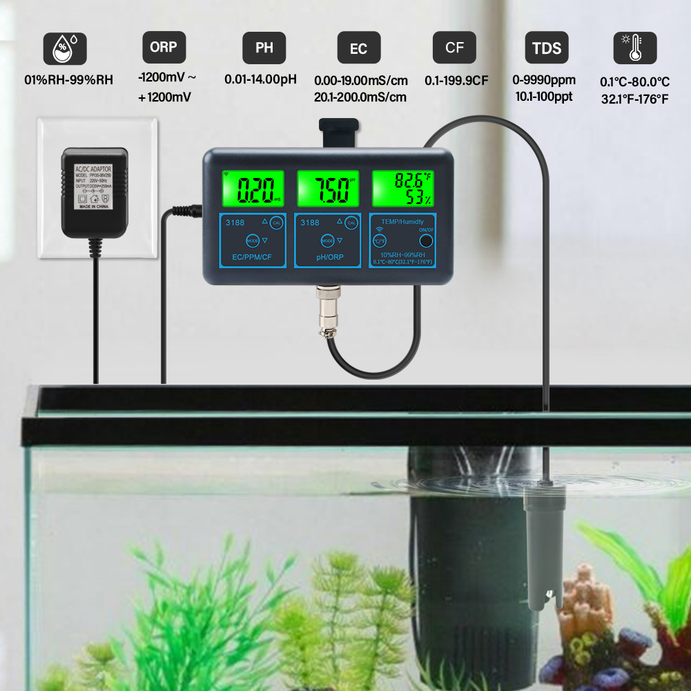 WiFi PH Meter Temp TDS(ppm) EC - Planted Aquarium Test Kit review and price