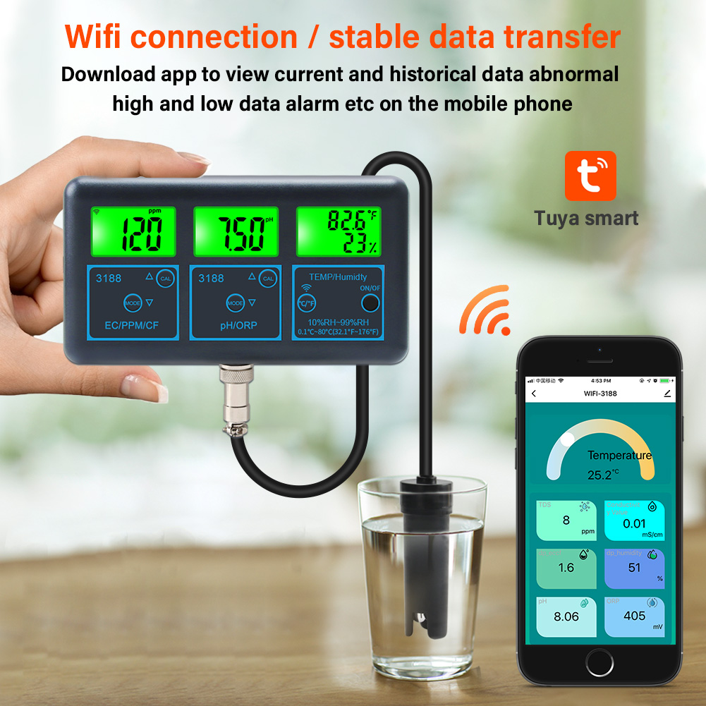 WiFi PH Meter Temp TDS(ppm) EC - Planted Aquarium Test Kit review and price