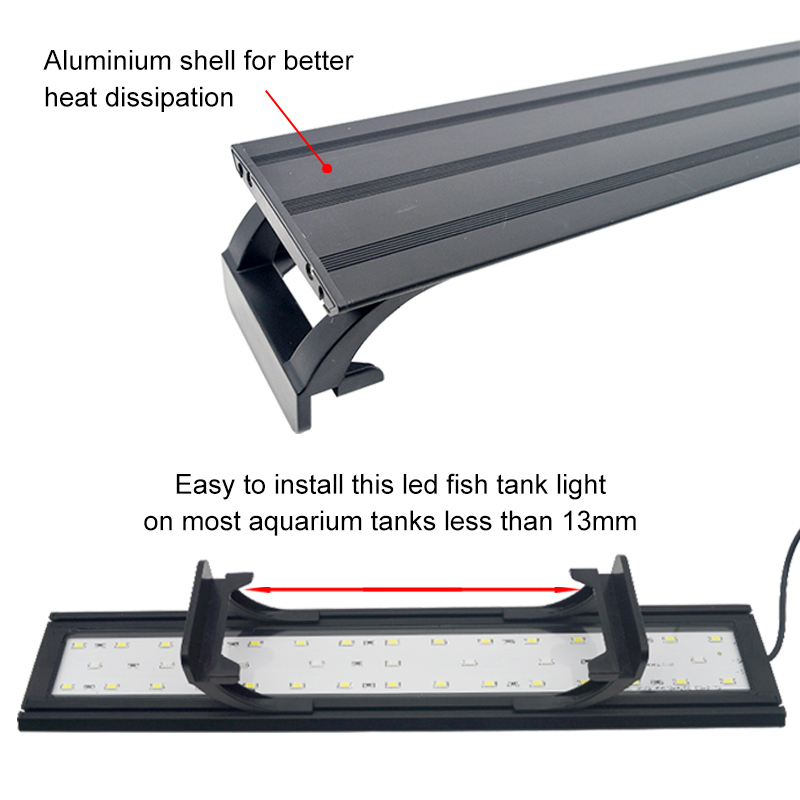Aquarium LED Light for 16-64CM - Aquarium Plant Ornament review and price