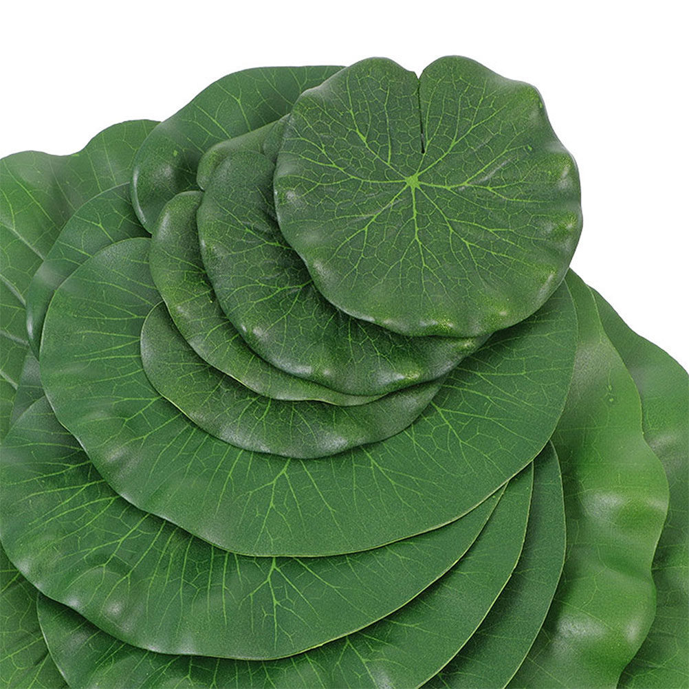 15Pcs Artificial Lily Pads Rea - Aquarium Planted Fish review and price