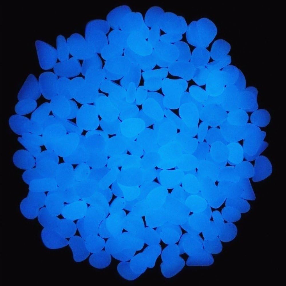Fish Tank Rocks Glow Blue Pebb - Aquarium Plant Ornament review and price