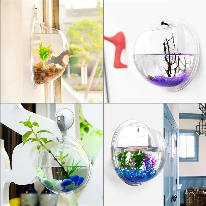 Transparent acrylic hanging wa - Aquarium Planted Wall review and price