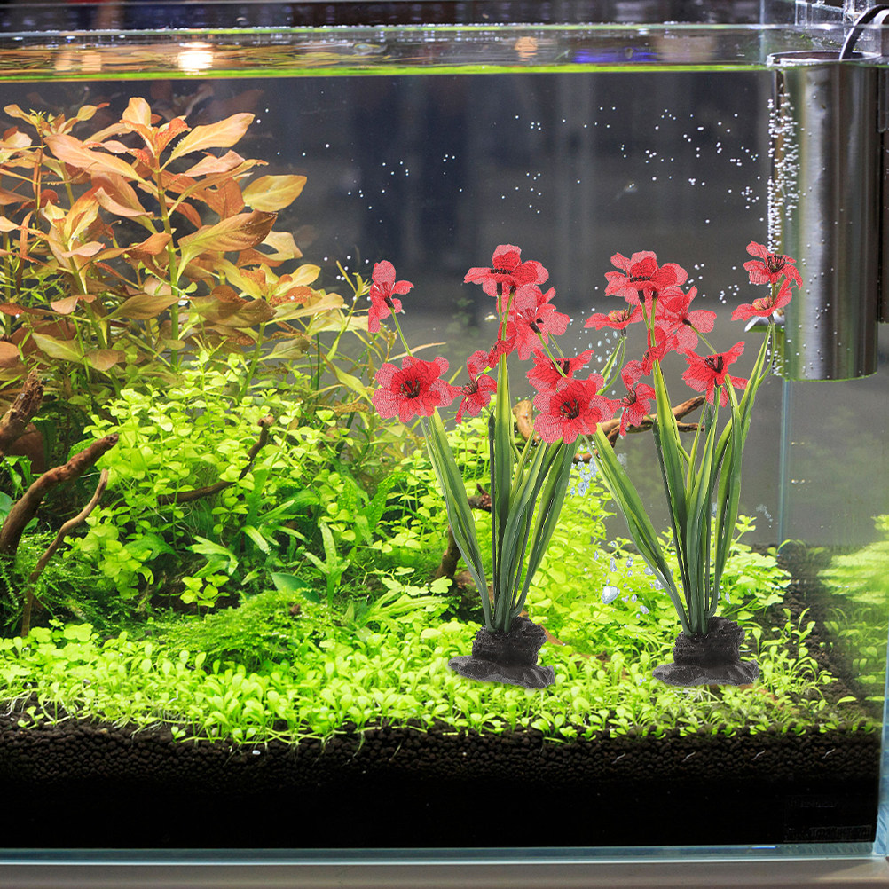 3Pcs Lifelike Aquarium Decor P - Planted Aquarium For Beginners review and price