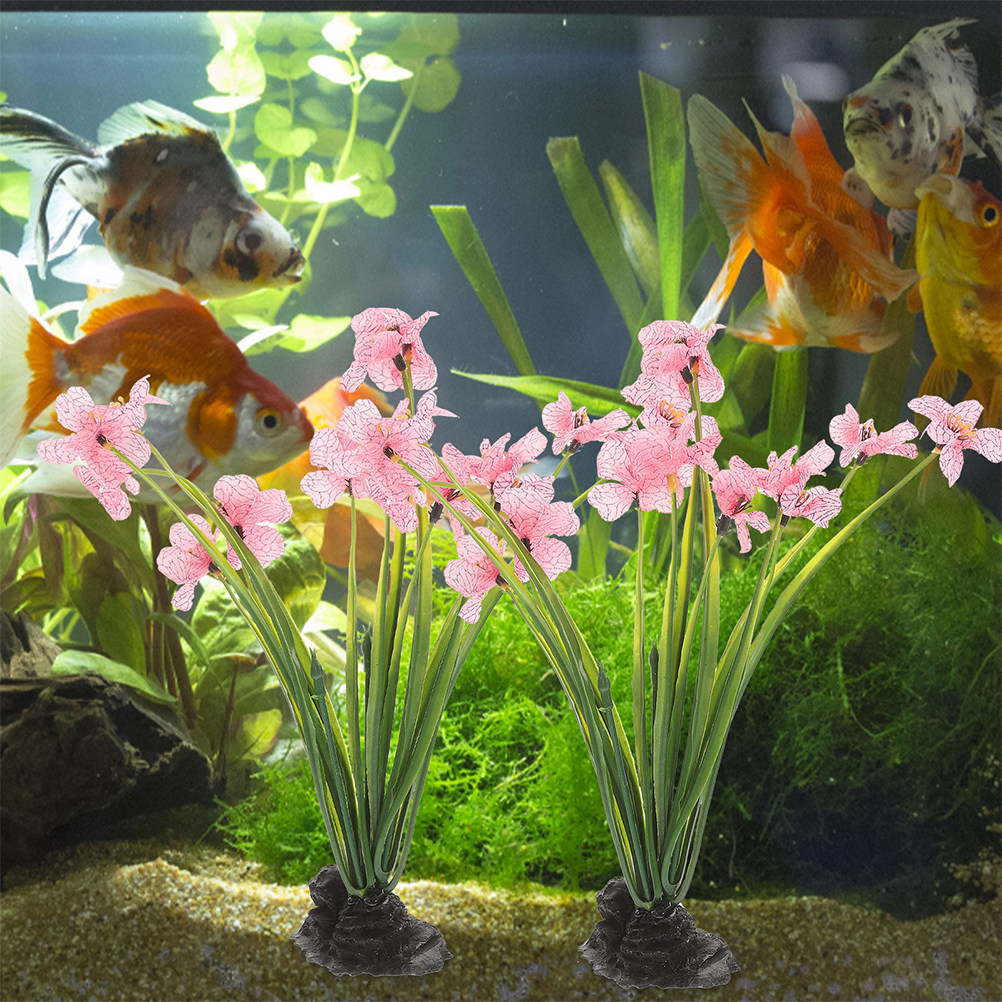 3Pcs Lifelike Aquarium Decor P - Planted Aquarium For Beginners review and price