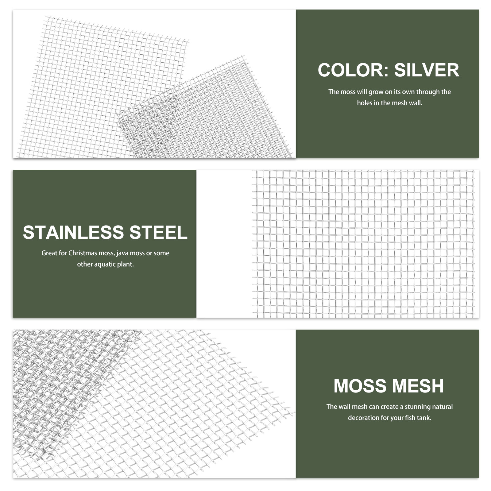 15pcs Stainless Steel Aquatic  - Aquarium Planted Wall review and price
